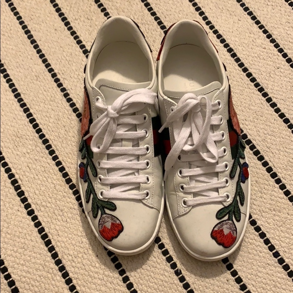 Gucci Floral Ace Sneakers